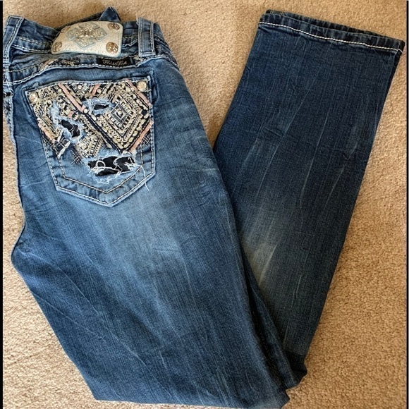 Miss Me crop jeans size 27 - Picture 1 of 5